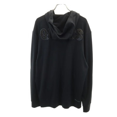 NIKE ナイキ バックロゴ GIANTS 長袖 天竺 ジップパーカー M ブラック ベースボール ジャイアンツ