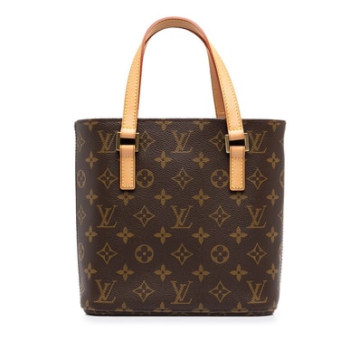 ルイ ヴィトン モノグラム ヴァヴァンPM ハンドバッグ M51172 ブラウン PVC レザー レディース LOUIS VUITTON 中古