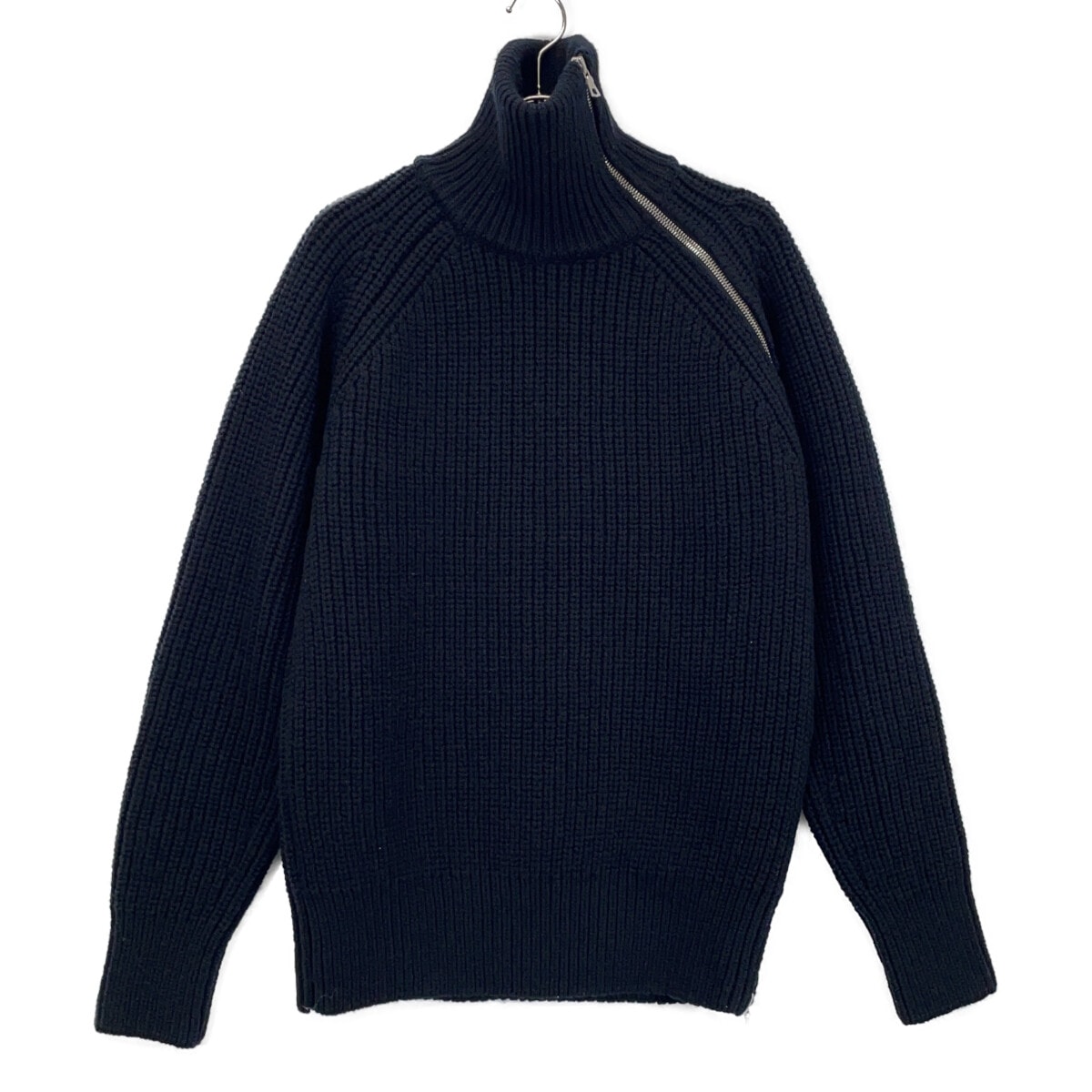 ドリスヴァンノッテン 24AW ブラック MONTY BIS 2707 M.K.SWEATER ドライバーズニット S