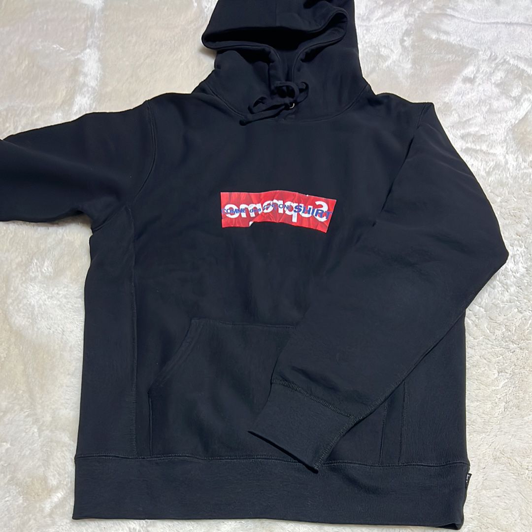 Supreme Comme Des Garcons SHIRT Box Logo Hooded Sweatshirt "Black"