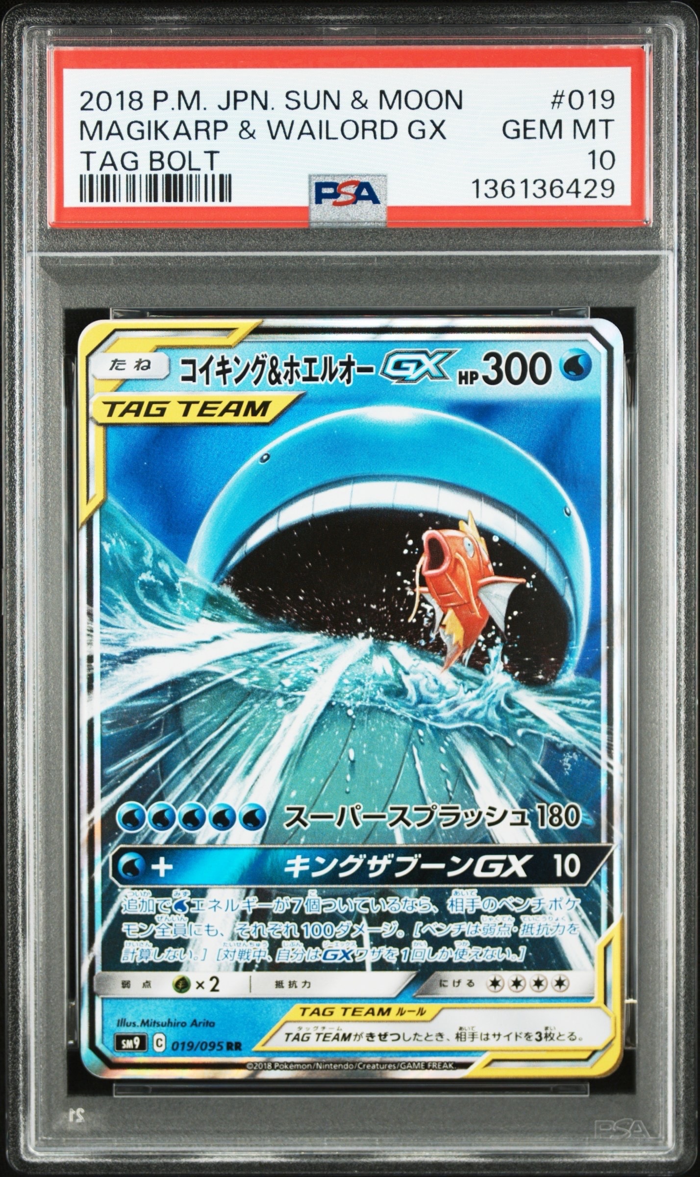 コイキング&ホエルオーGX RR [SM9 019/095](拡張パック「タッグボルト」)