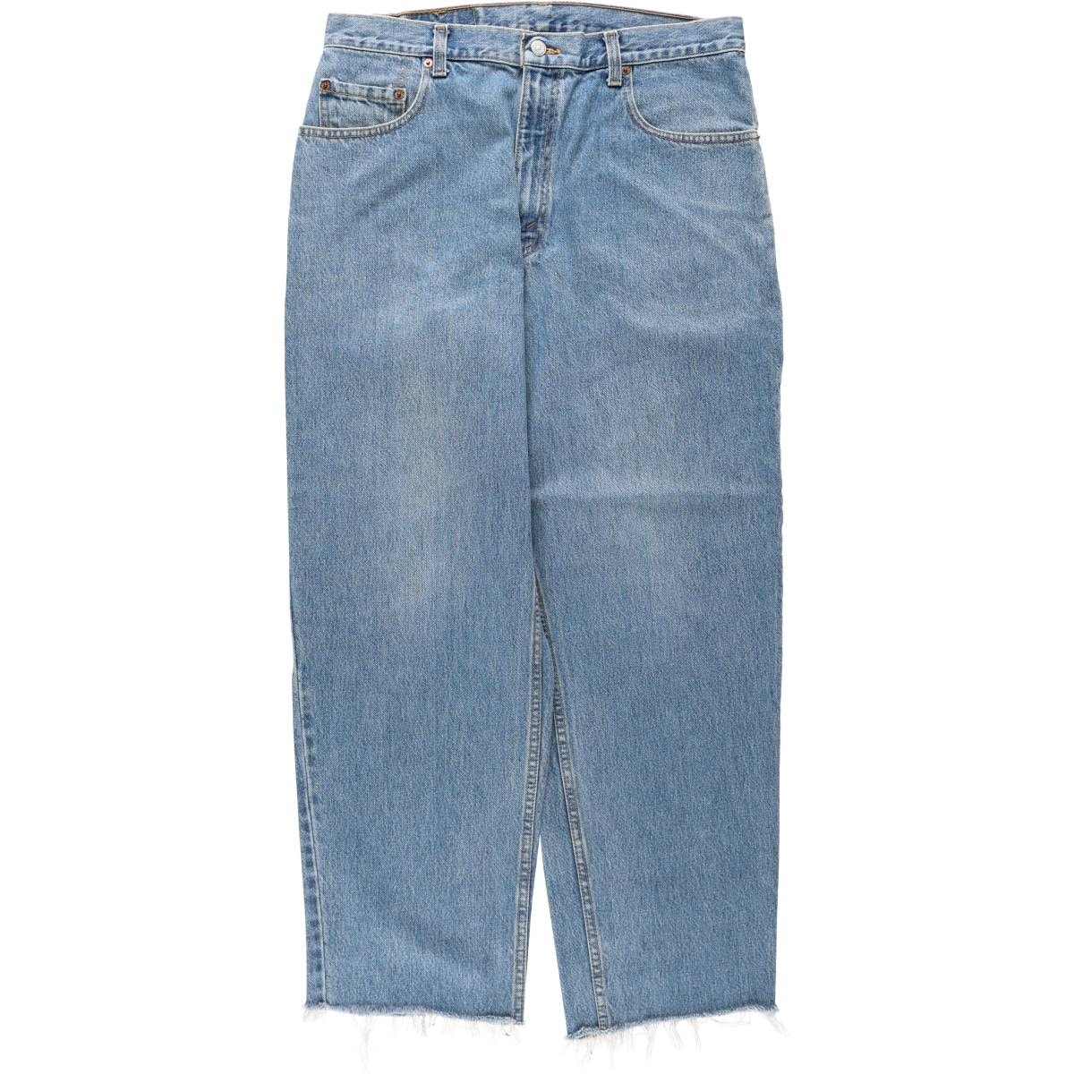 古着 90年代 リーバイス Levi's 560 LOOSE FIT TAPERED LEG カットオフ テーパードデニムパンツ カナダ製 メンズw35相当 ヴィンテージ/eaa671973
