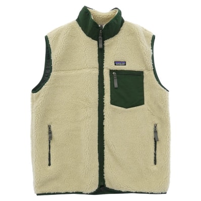 patagonia パタゴニア 26AW 23049FA26 Classic Retro-X Vest クラシック レトロX ボア ベスト ジレ ベージュ系 グリーン系 L【新古品】【未使用】【中古】