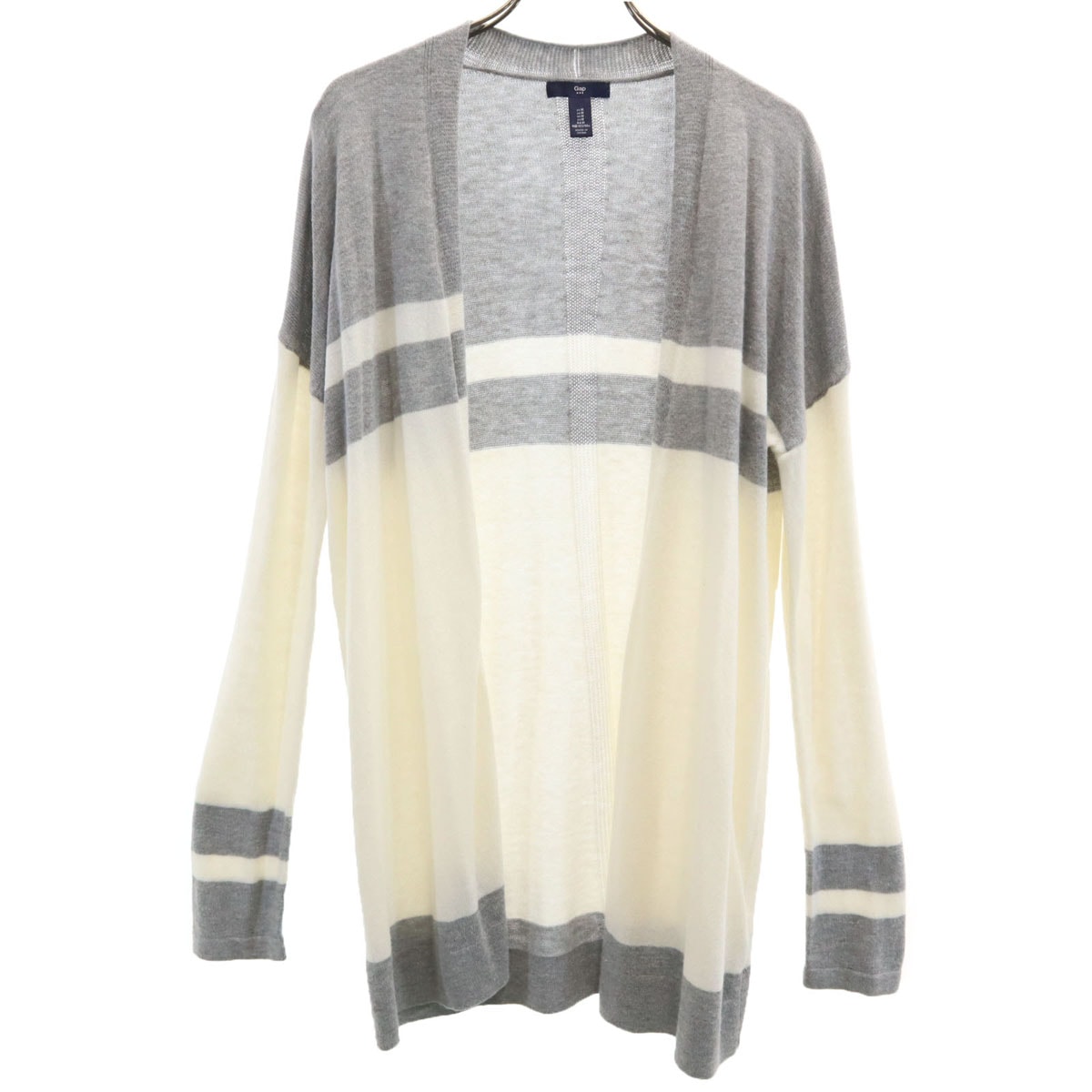 GAP ギャップ 長袖 ニットカーディガン M ホワイト