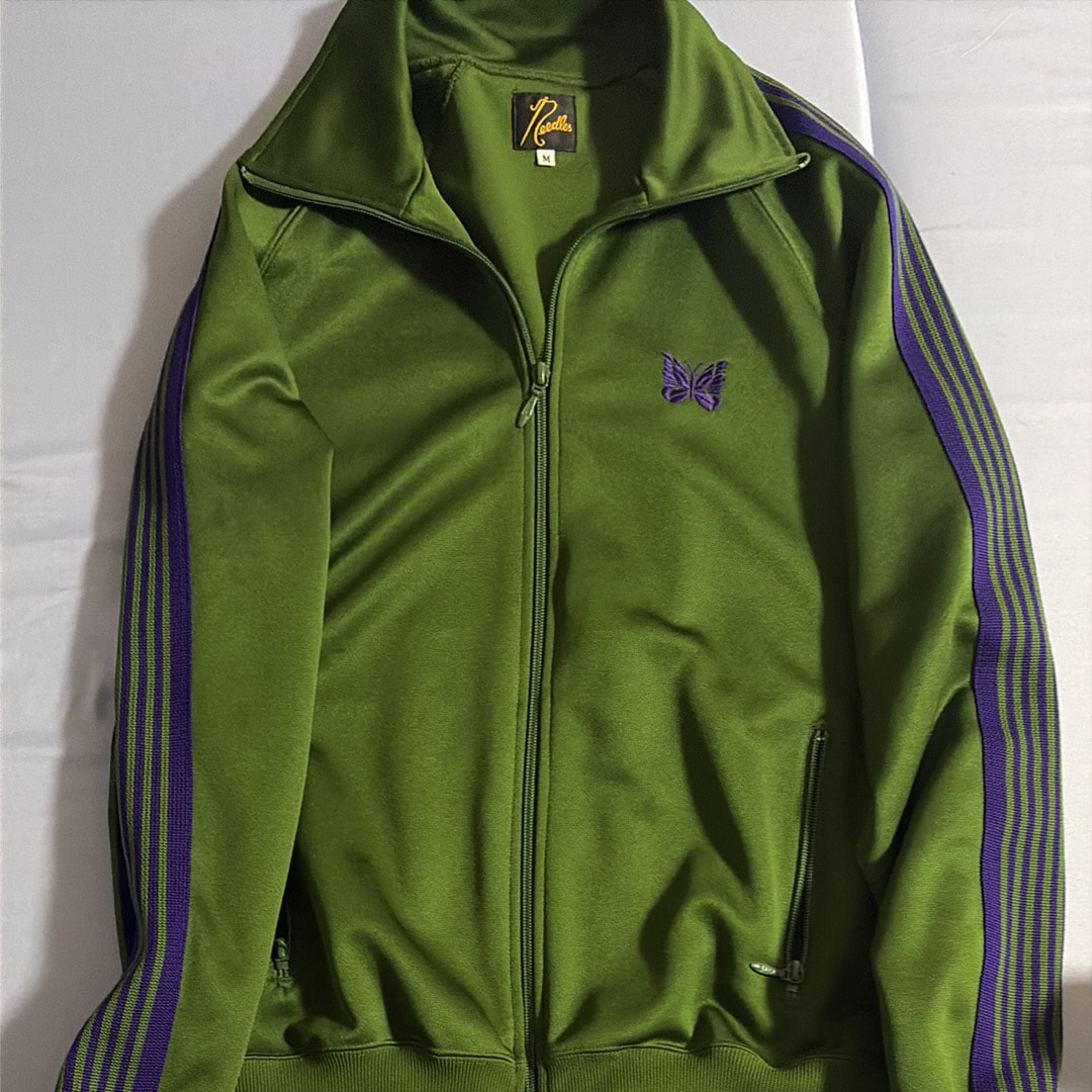 Needles Track Jacket - Poly Smooth "Ivy Green"