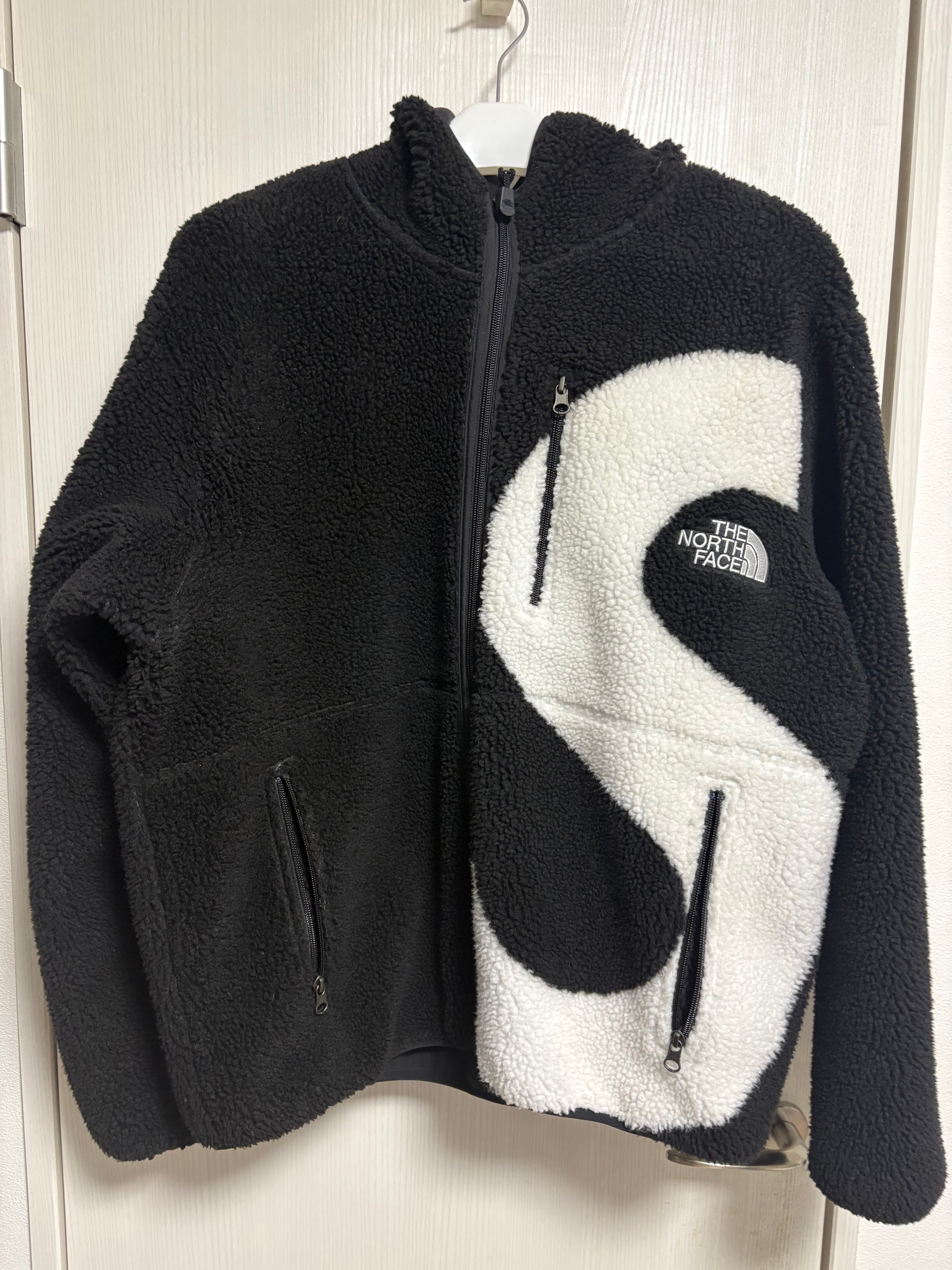 Supreme x The North Face S Logo Hooded Fleece Jacket "Black"