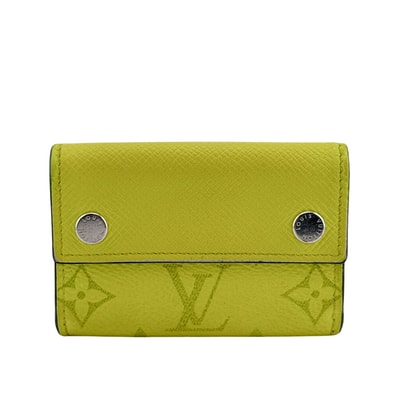 ルイヴィトン LOUIS VUITTON 三つ折り財布 タイガラマ ディスカバリー・コンパクトウォレット コンパクトウォレット ミニ M67629 イエロー