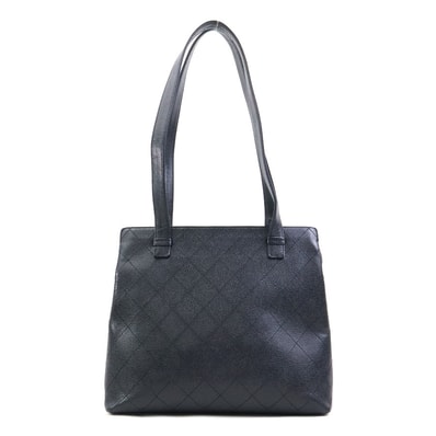シャネル CHANEL ショルダーバッグ キャビアスキンレザー ブラック レディース【中古】 h31389a