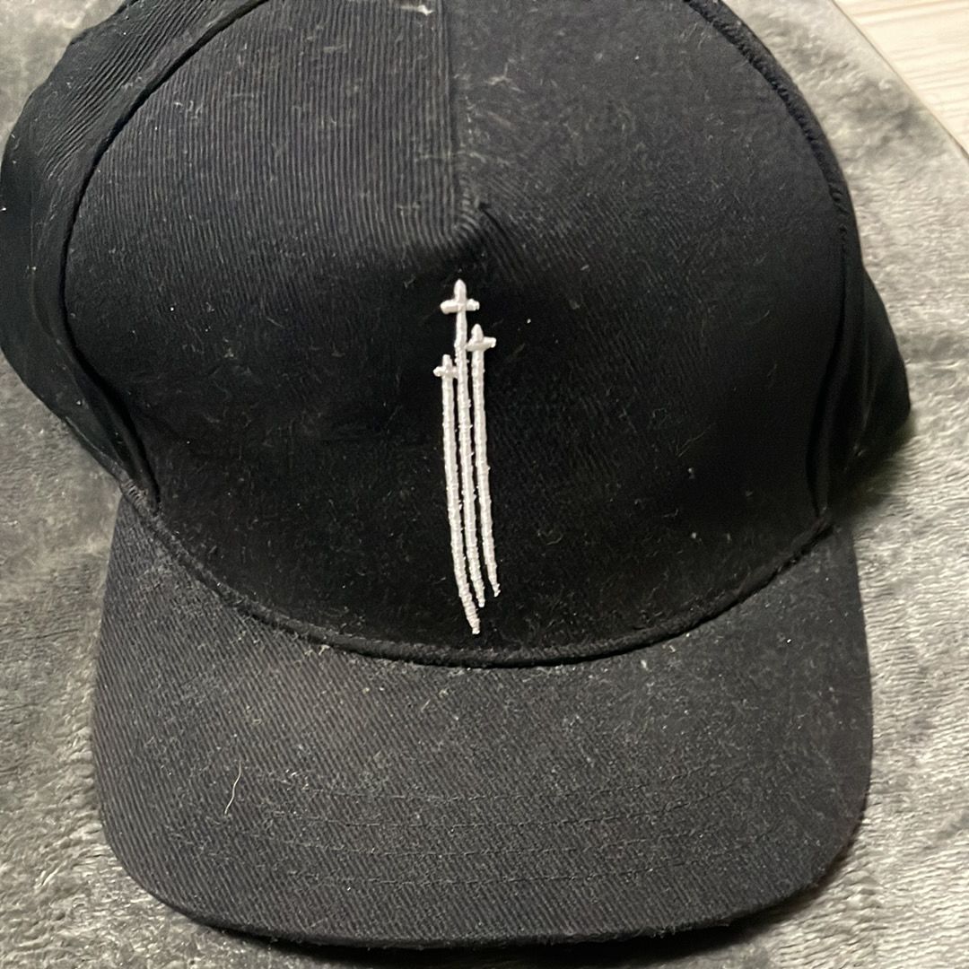 Chrome Hearts Baseball Cap RS 3 Cross "Black/White"