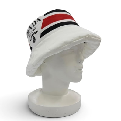 極美品 プラダ ハット NYLON PADDED HAT M 1HC248