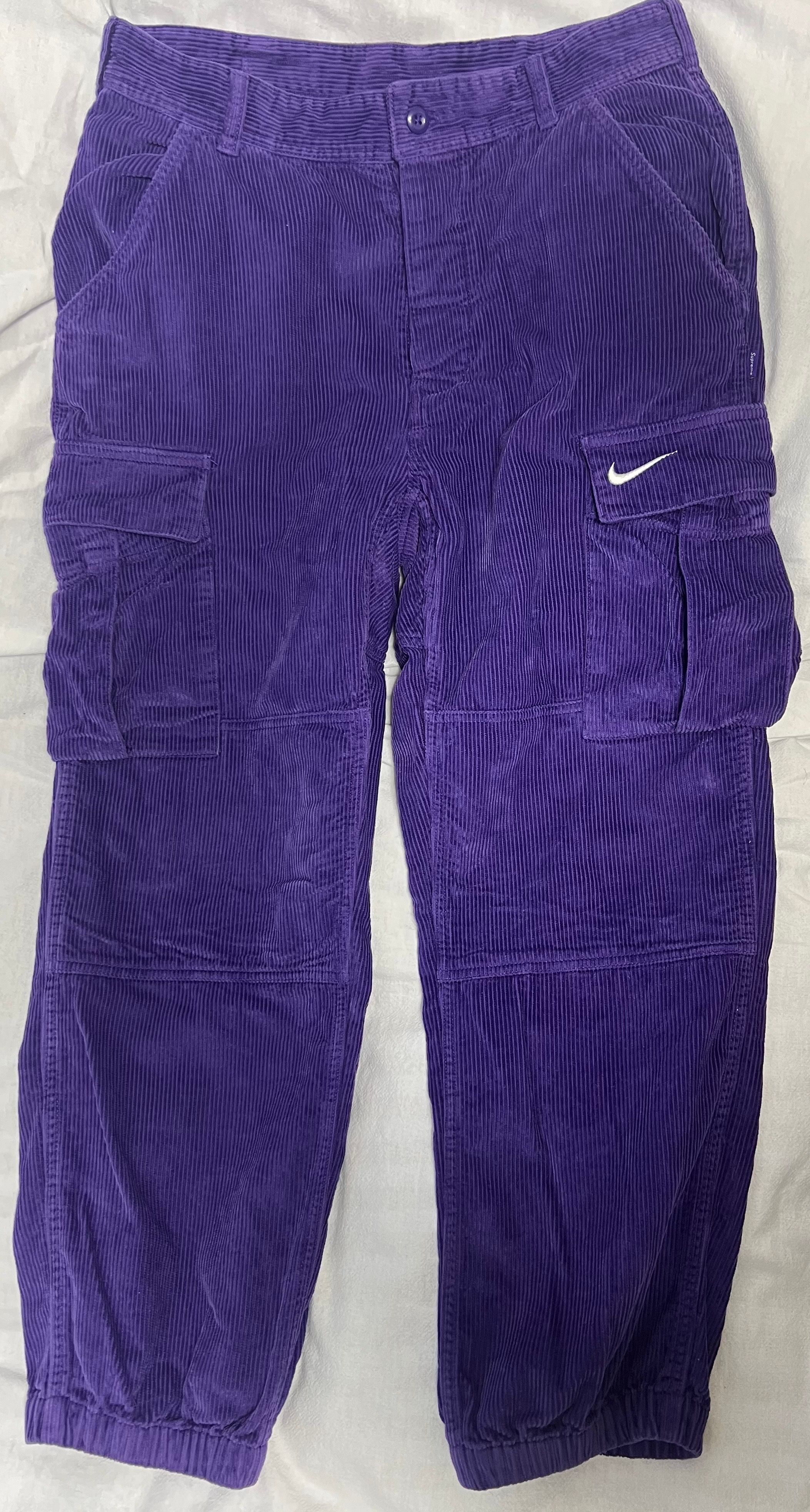 Supreme / Nike Arc Corduroy Cargo Pant "Purple"