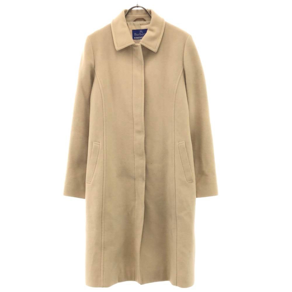 Burberrys Blue label バーバリーズブルーレーベル 90s ウールブレンド オールド ステンカラーコート 38 ベージュ