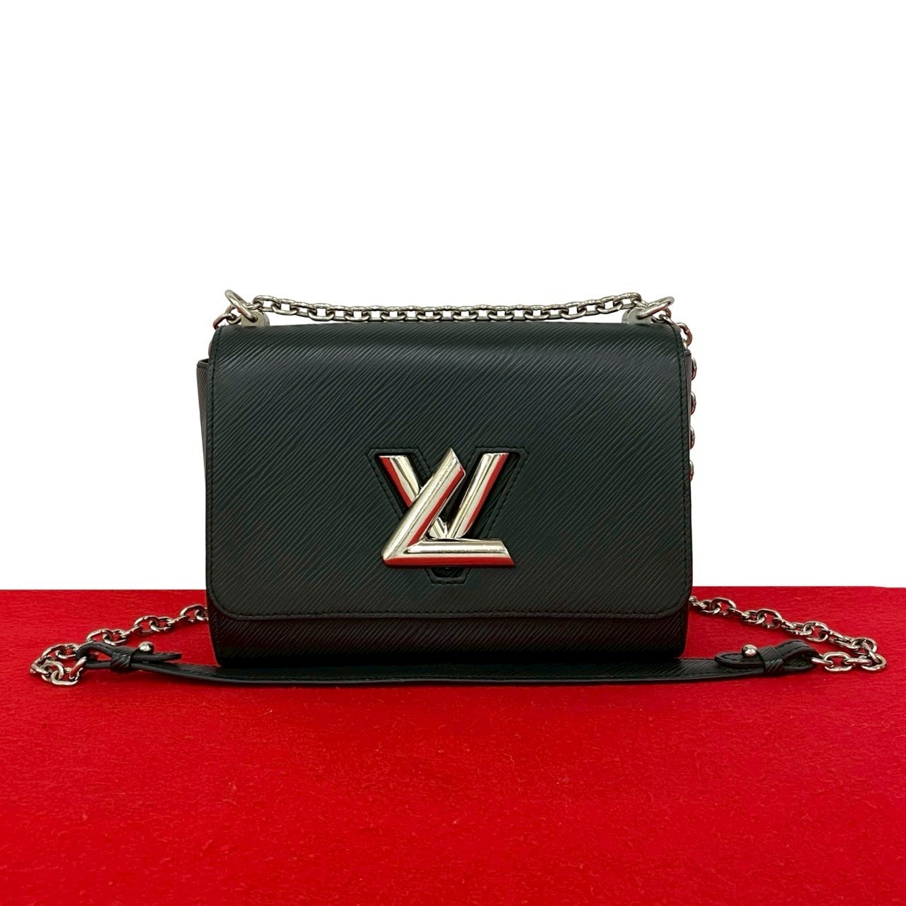LOUIS VUITTON ルイヴィトン ツイスト MM エピ レザー ショルダーバッグ ブラック
34093
