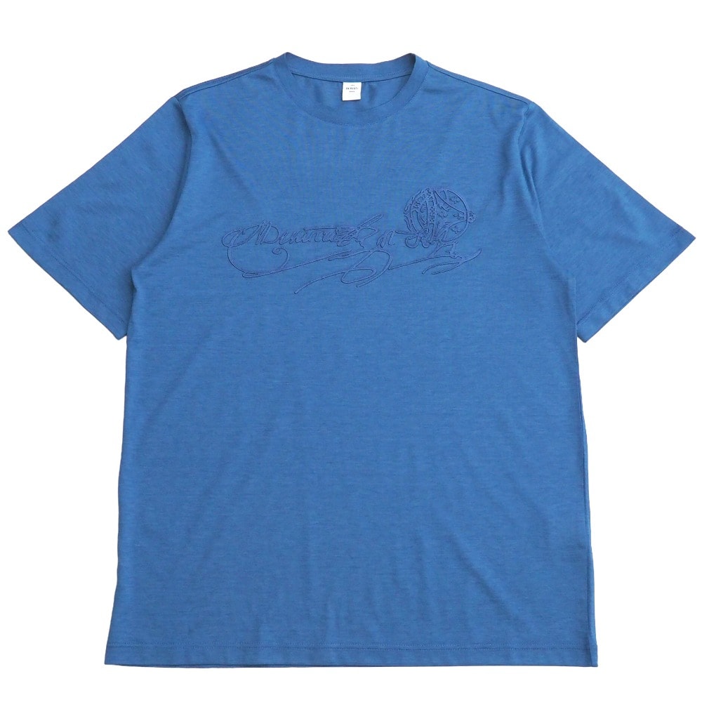■美品■Berluti ベルルッティ 半袖Tシャツ サイズM クルーネック フロントロゴ ブランド古着【中古】20260501/RA9122