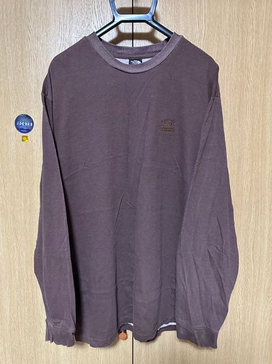 Supreme x The North Face Pigment Printed L/S Top "Brown"