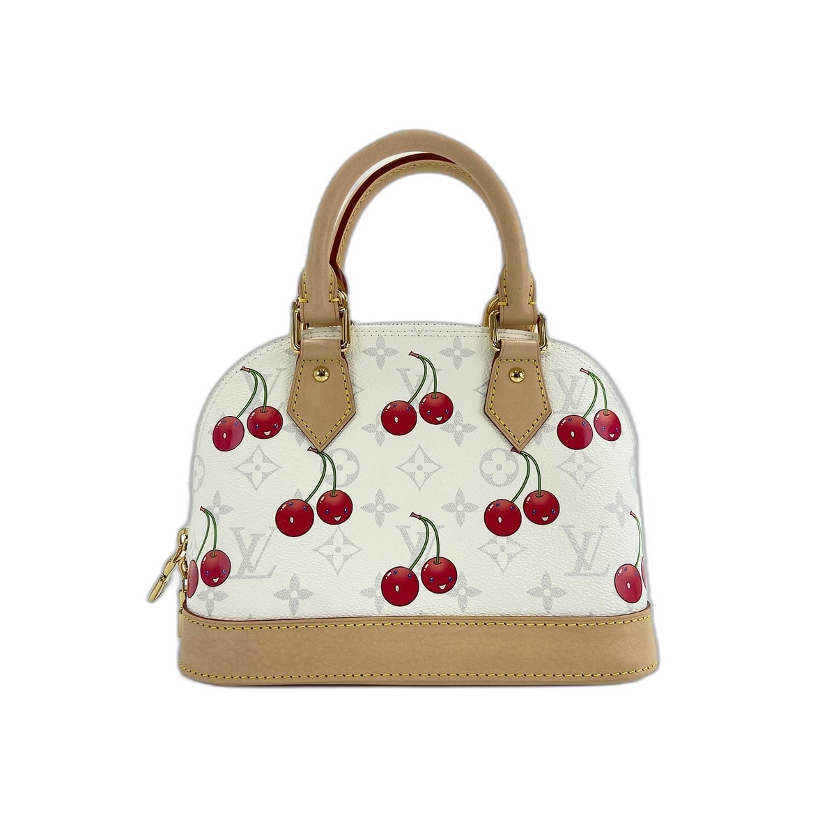 ヴィトン LV ×村上隆 アルマBB ハンドバッグ【中古】