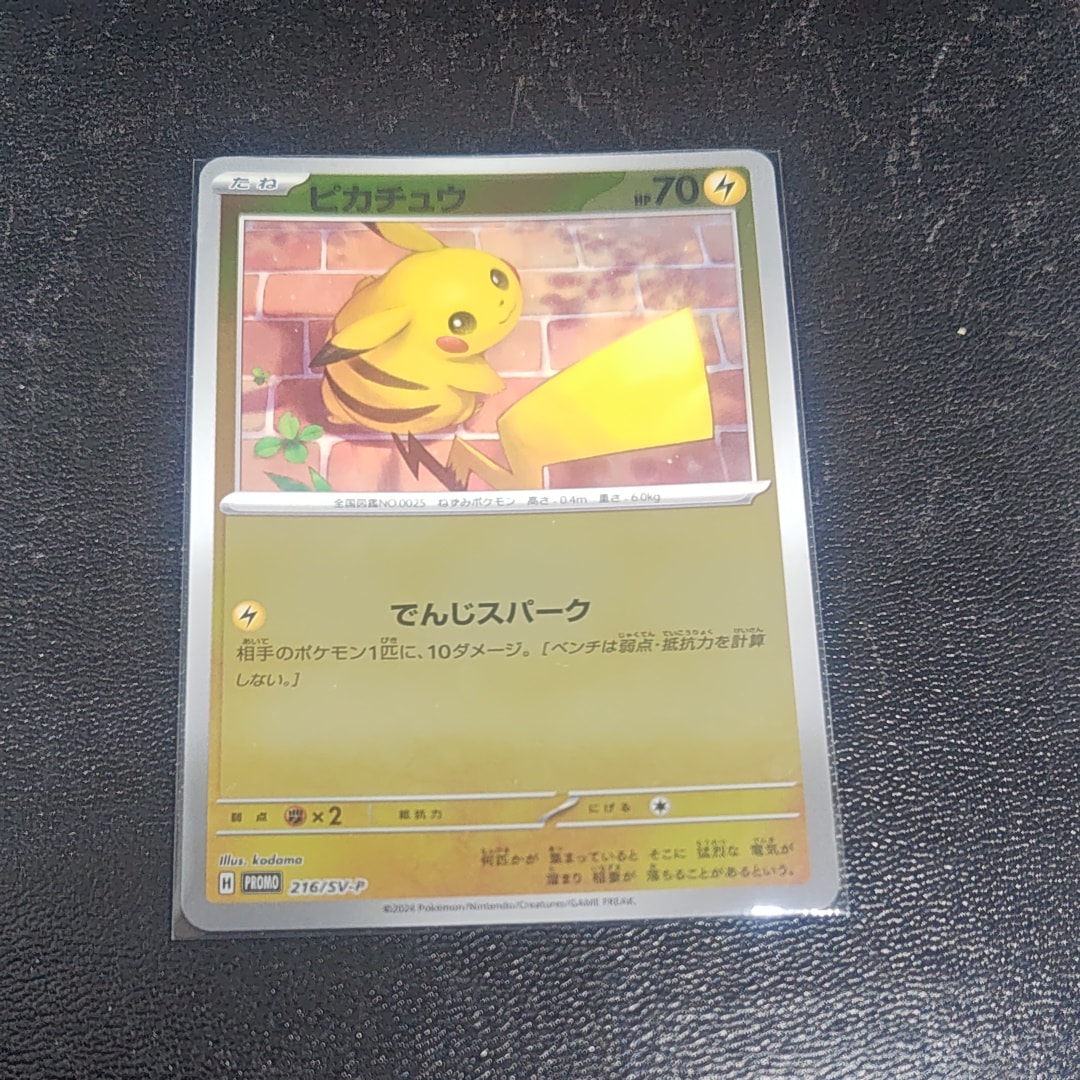 ピカチュウ P [SV-P 216](プロモカードパック「ポケカの夏がキタ!プロモカードGetキャンペーン!」)