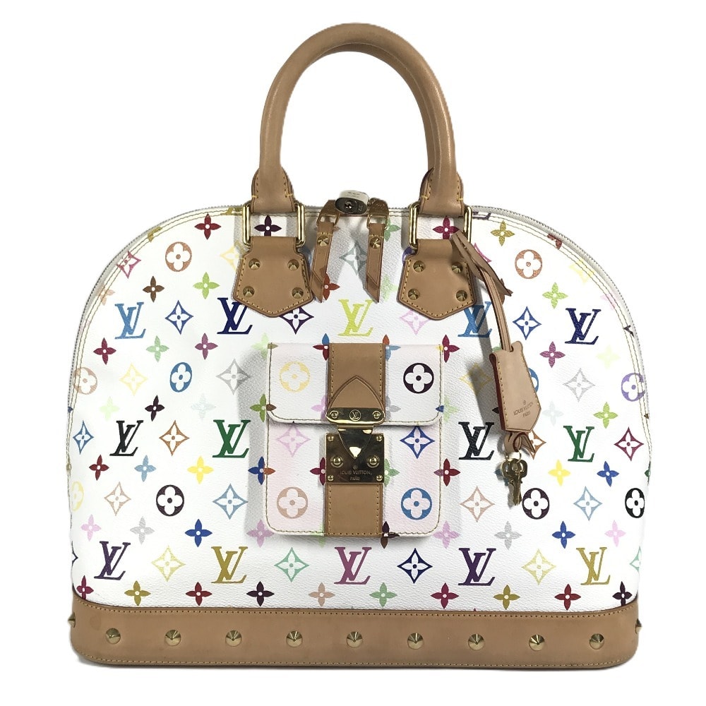 ルイヴィトン LOUIS VUITTON アルマGM M40441 モノグラムマルチカラー カバン トートバッグ  ハンドバッグ モノグラムマルチカラーキャンバス ブロン ホワイト