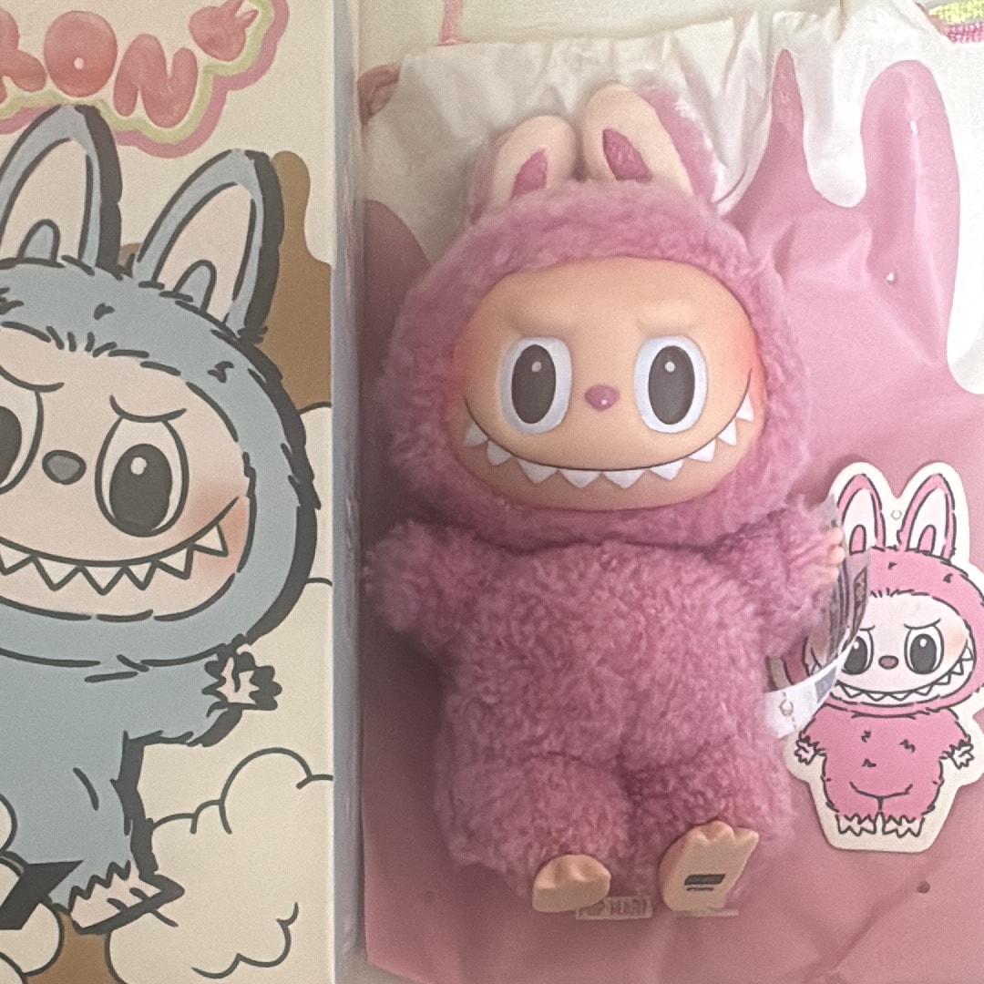 POP MART THE MONSTERS (LABUBU) Exciting Macaron Plush Series LYCHEE BERRY