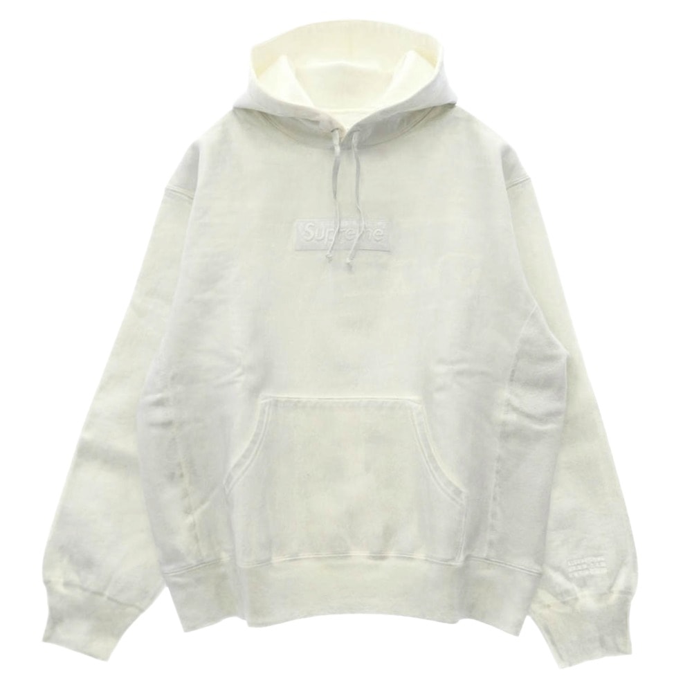 Supreme  24SS x MM6 Maison Margiela エムエムシックス メゾンマルジェラ Foil Box Logo Hooded Sweatshirt  パーカー 【極上美品】【中古】