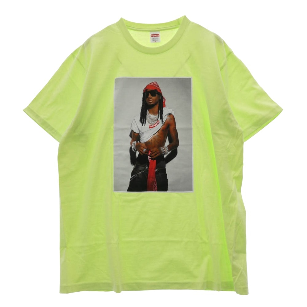 Supreme シュプリーム Tシャツ 25AW Playboi Carti Tee プレイボーイ・カーティ 半袖 Tシャツ ライトグリーン系 XL【極上美品】【中古】