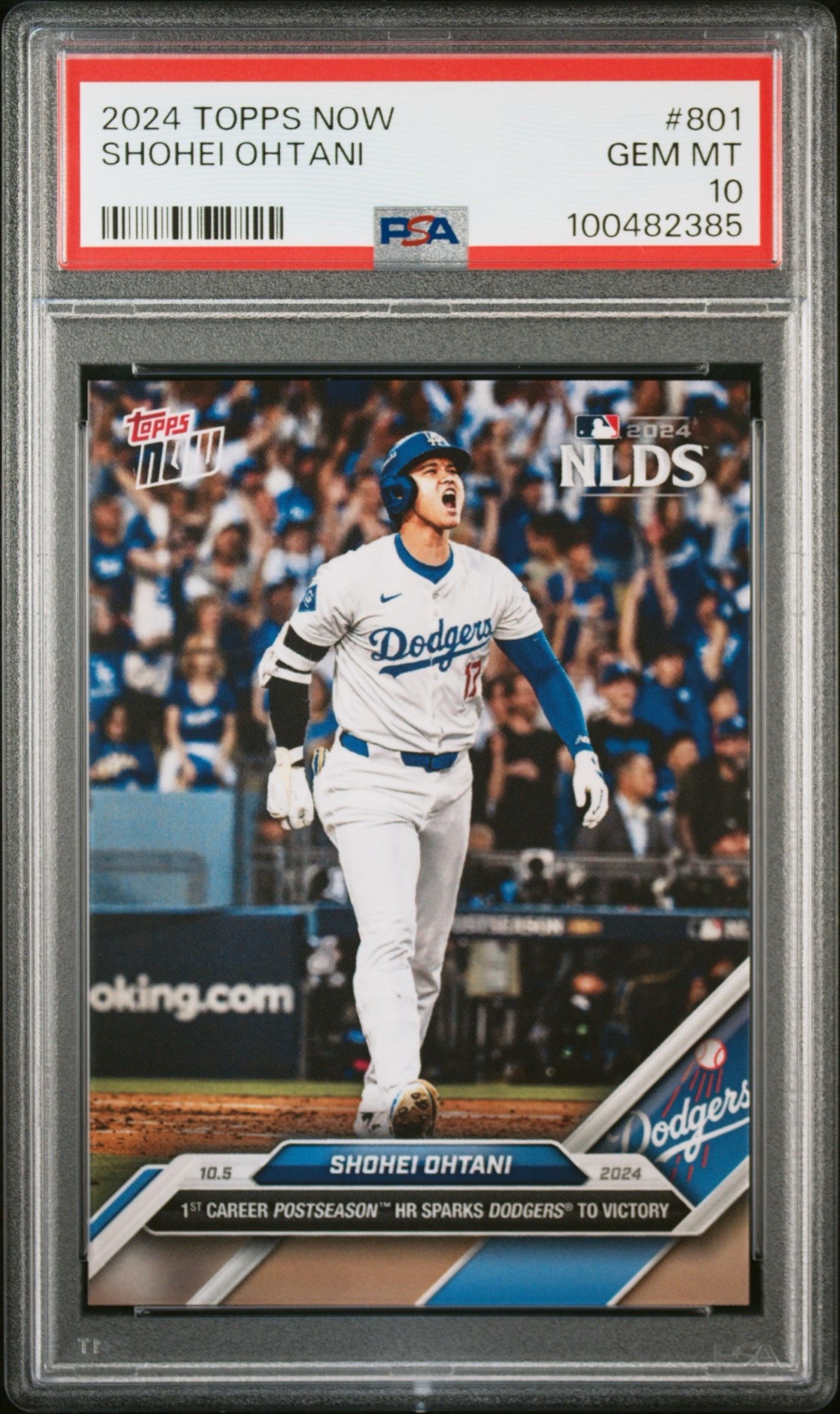 大谷翔平 [801](2024 MLB トップスナウカード「1/1 デュアルベースレリック」)