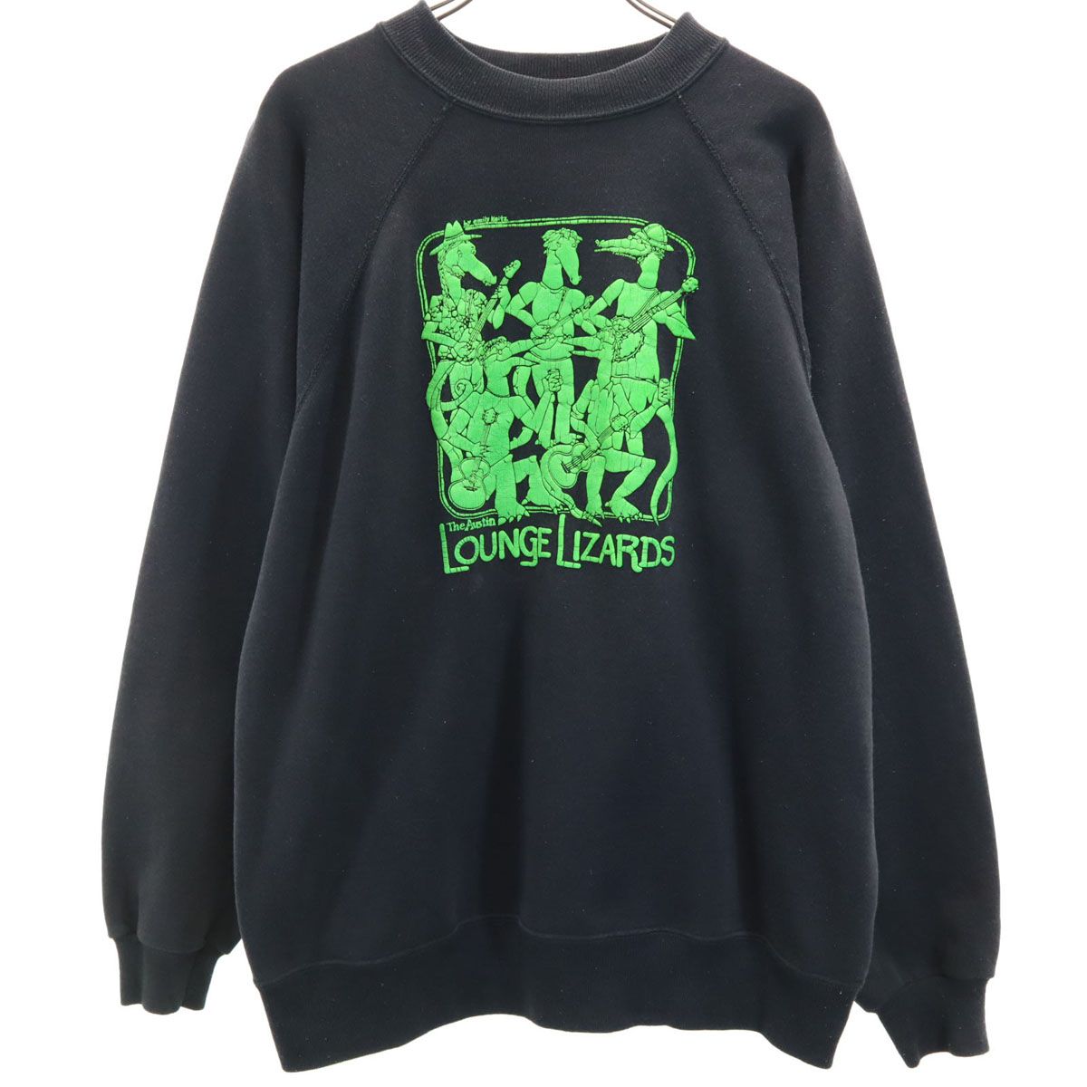 Hanes ヘインズ 90s USA製 オールド 長袖 トレーナー L ブラック系