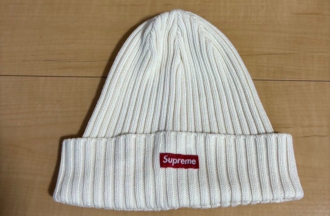 Supreme Overdyed Beanie "White"(20SS)
