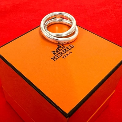 HERMES エルメス ヴェルティージュ リング シルバー925 リング・指輪 15号 シルバー
416-2