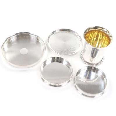 極美品 エルメス その他小物 シルバー メンズ