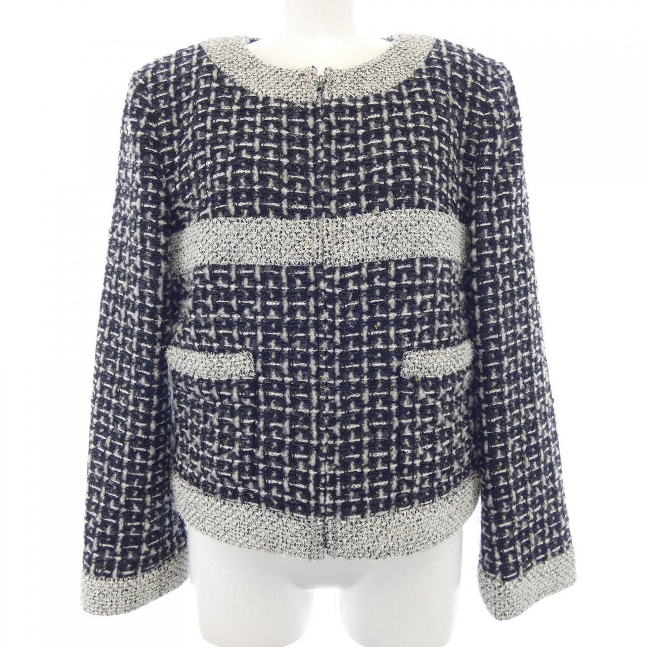 シャネル CHANEL ノーカラージャケット