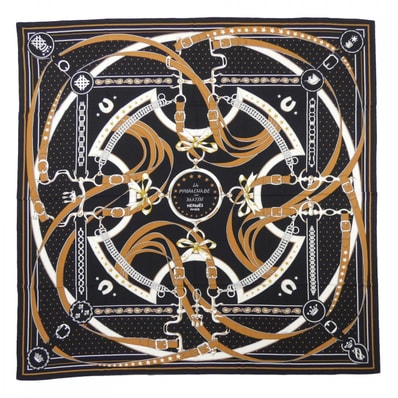 エルメス HERMES LA PROMENADE DU MATIN BANDANA H243986S カレジェアン140 ショール