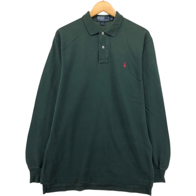 古着 ラルフローレン Ralph Lauren POLO by Ralph Lauren 長袖 ポロシャツ メンズM相当/eaa575724