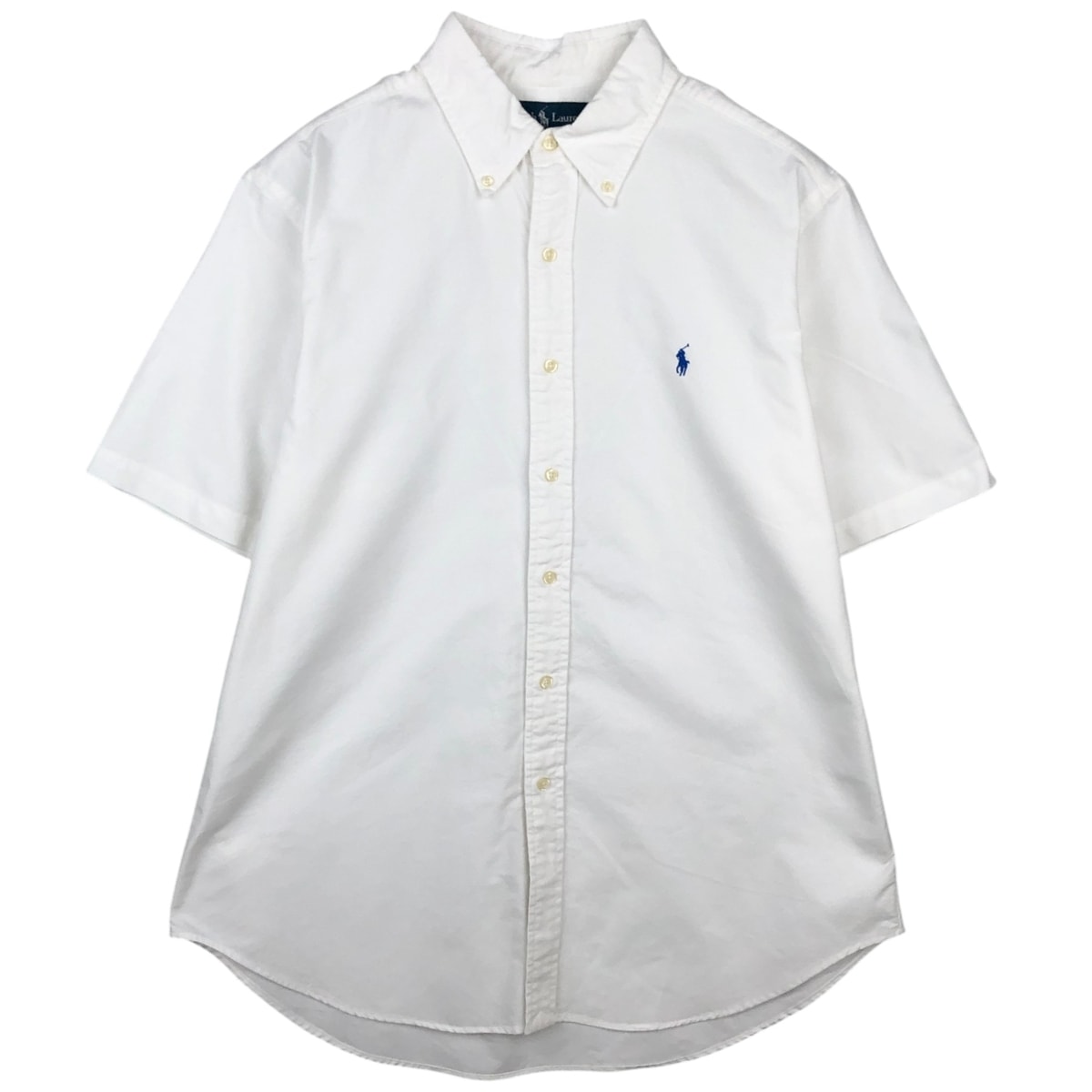 古着 ラルフローレン Ralph Lauren CLASSIC FIT 半袖 ボタンダウンシャツ メンズL相当/eaa641028