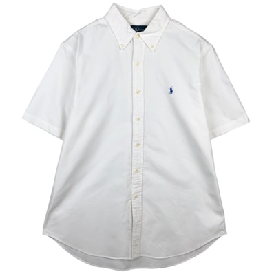 古着 ラルフローレン Ralph Lauren CLASSIC FIT 半袖 ボタンダウンシャツ メンズL相当/eaa641028