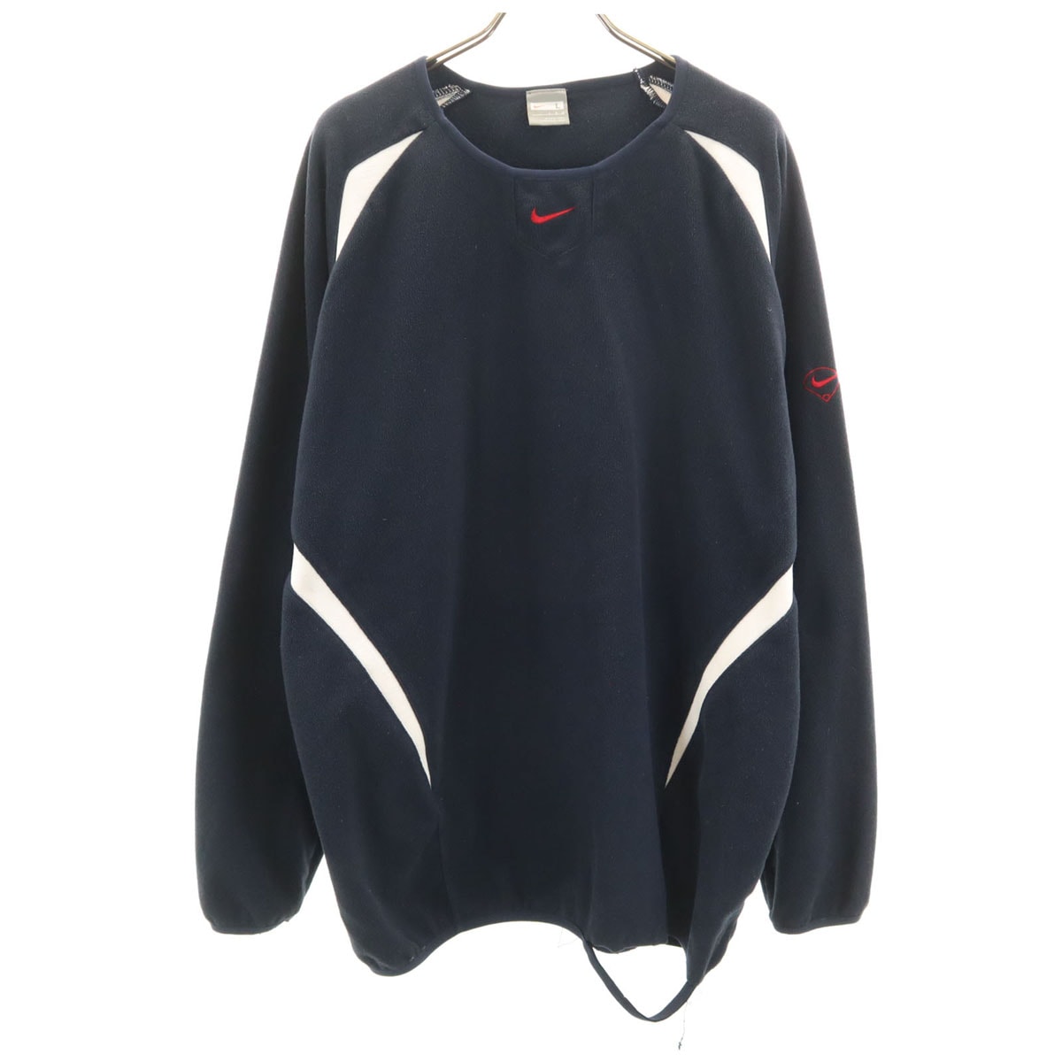 NIKE ナイキ トレーニング フリースジャケット L ネイビー プルオーバー