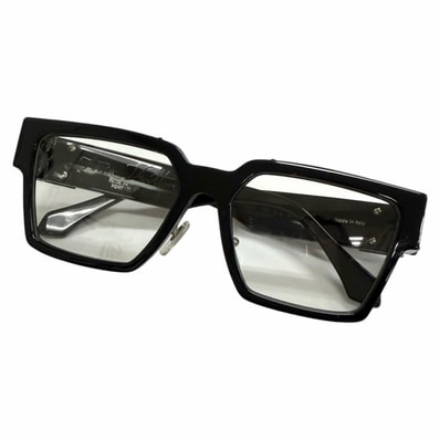 美品 ルイヴィトン メガネ クリア ミリオネア ブラック メンズ