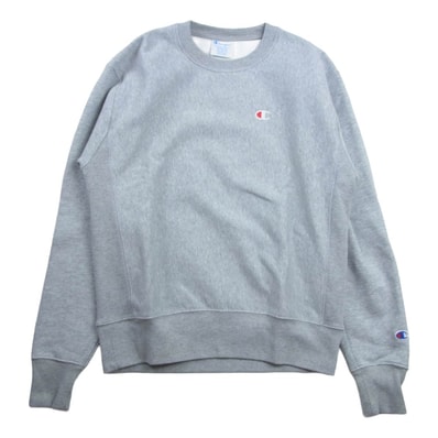 Champion チャンピオン スウェット Y06145 REVERSE WEAVE リバースウィーブ クルーネック スウェット トレーナー グレー系 M【中古】