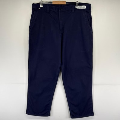 古着 カーハート Carhartt パンツ ワーク ワンポイントロゴ w40×L30 ネイビー系 メンズ