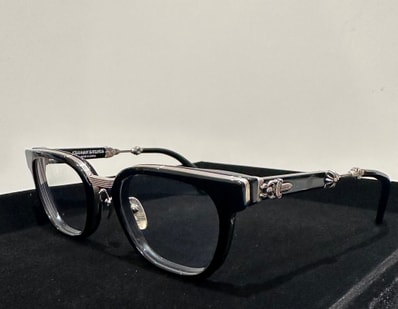 Chrome Hearts DUCK BUTTER 52 Wellington "Black/Shiny Silver"