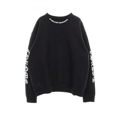 Chrome Hearts Neck Logo Crew Sweat "Black"