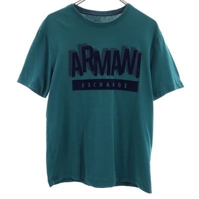 ARMANI EXCHANGE アルマーニエクスチェンジ 半袖 Tシャツ S グリーン系