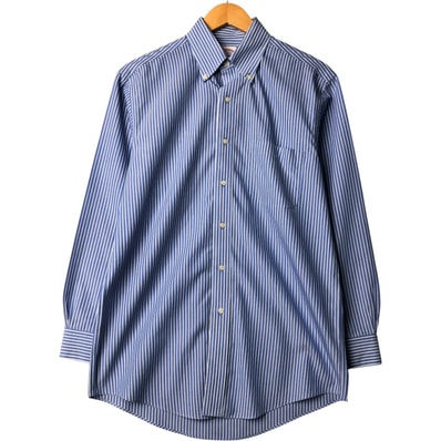 古着 ブルックスブラザーズ Brooks Brothers 346 長袖 ボタンダウンストライプシャツ メンズM相当/eaa570352