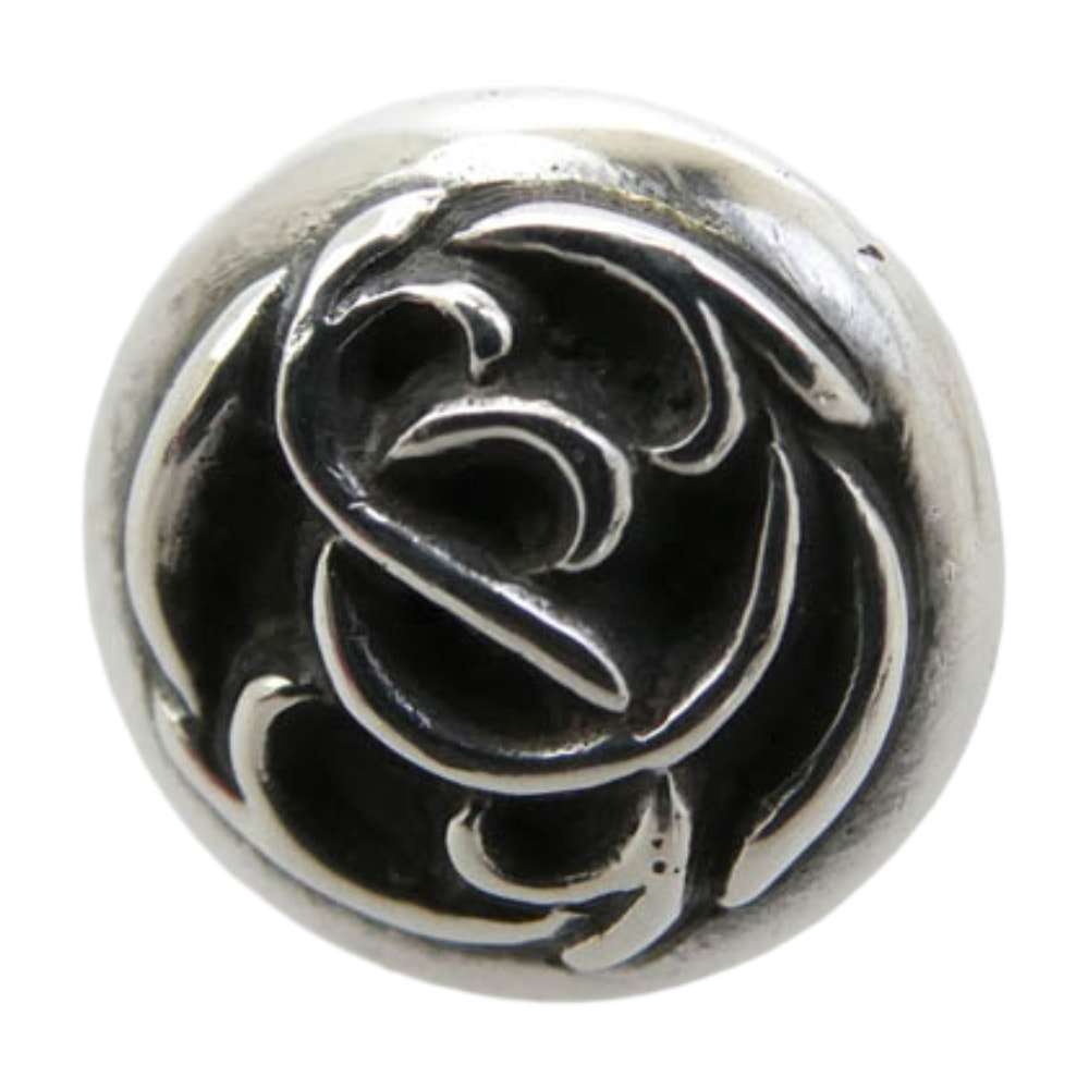 Chrome Hearts Stud Floral Ball SV925 Pierced Earring "Silver"