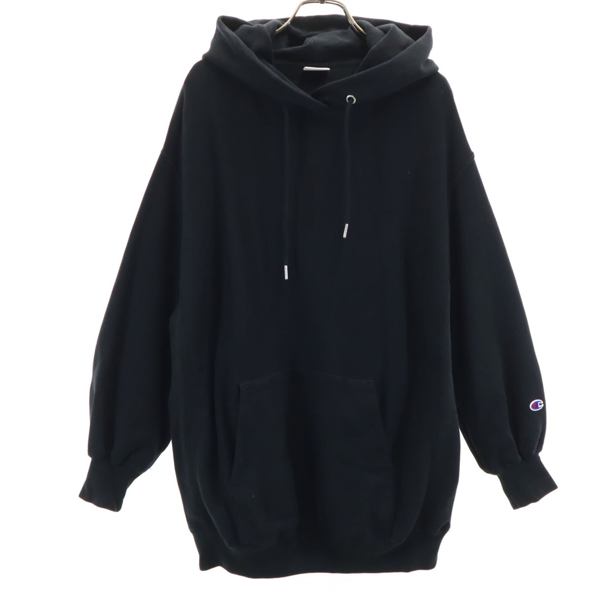 Champion チャンピオン リバースウィーブ 長袖 スウェットパーカー M ブラック プルオーバー