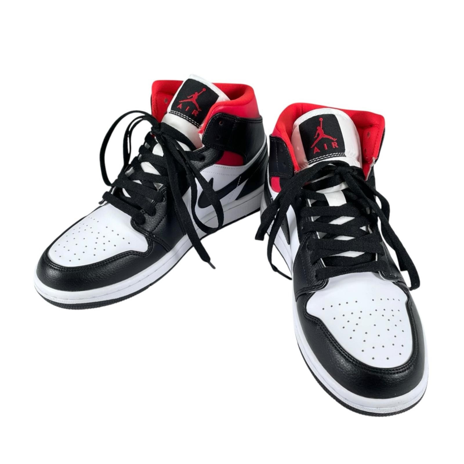 未使用品 NIKE ナイキ AIR JORDAN 1 MID BQ6472-061 スニーカー ブラック ユニセックス 25 39 8【古着】【中古】
