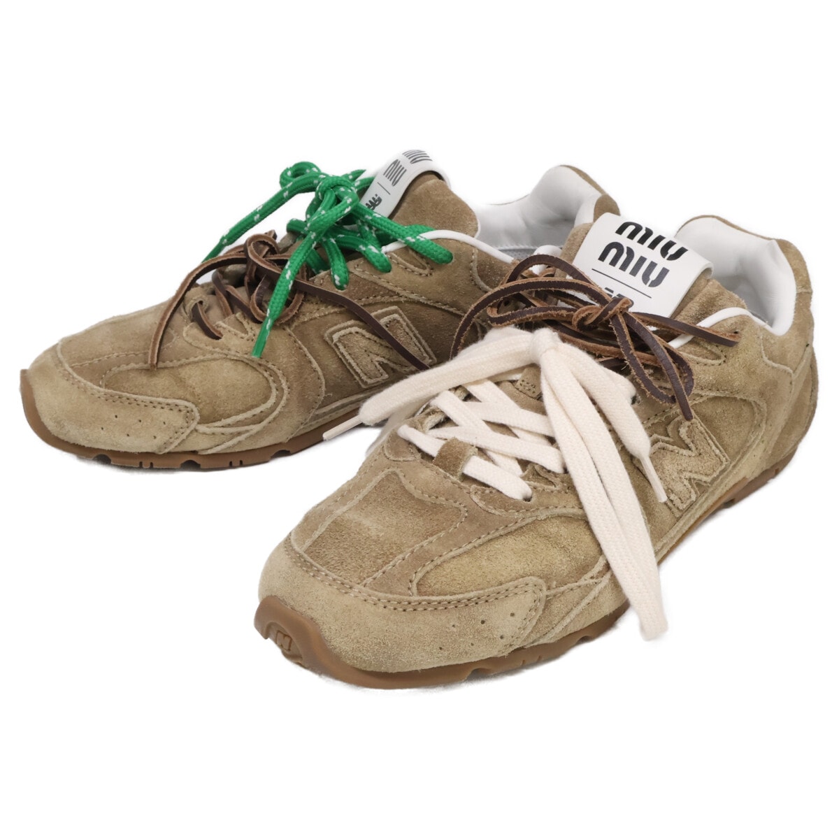 ミュウミュウ xNew Balance ニューバランス 530SL スエード スニーカー 36