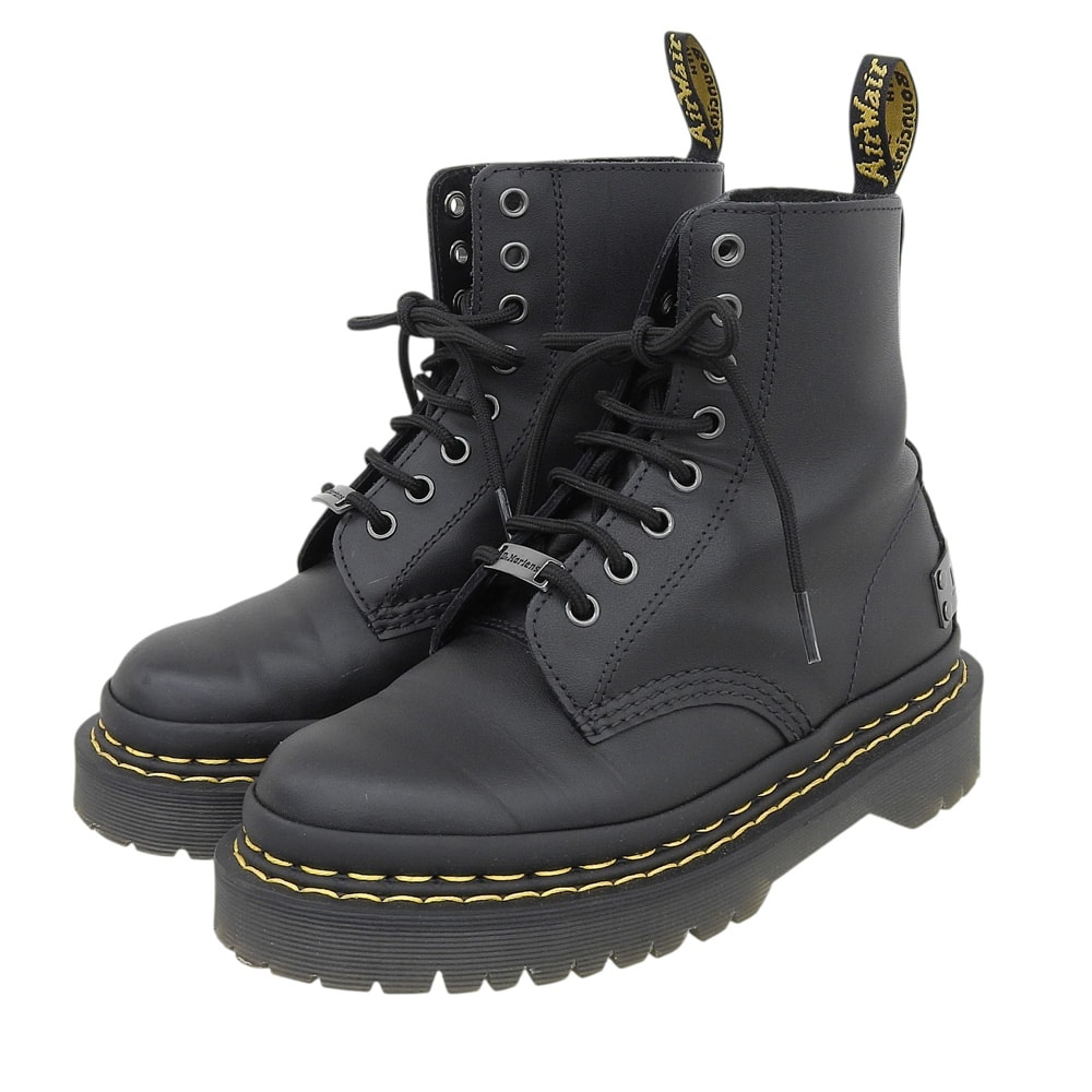 ドクターマーチン 美品 1460 BEX DS PLTD 8EYE BOOT 8ホールブーツ シューズ レディース レザー ブラック UK 4 27880001 4(UK)