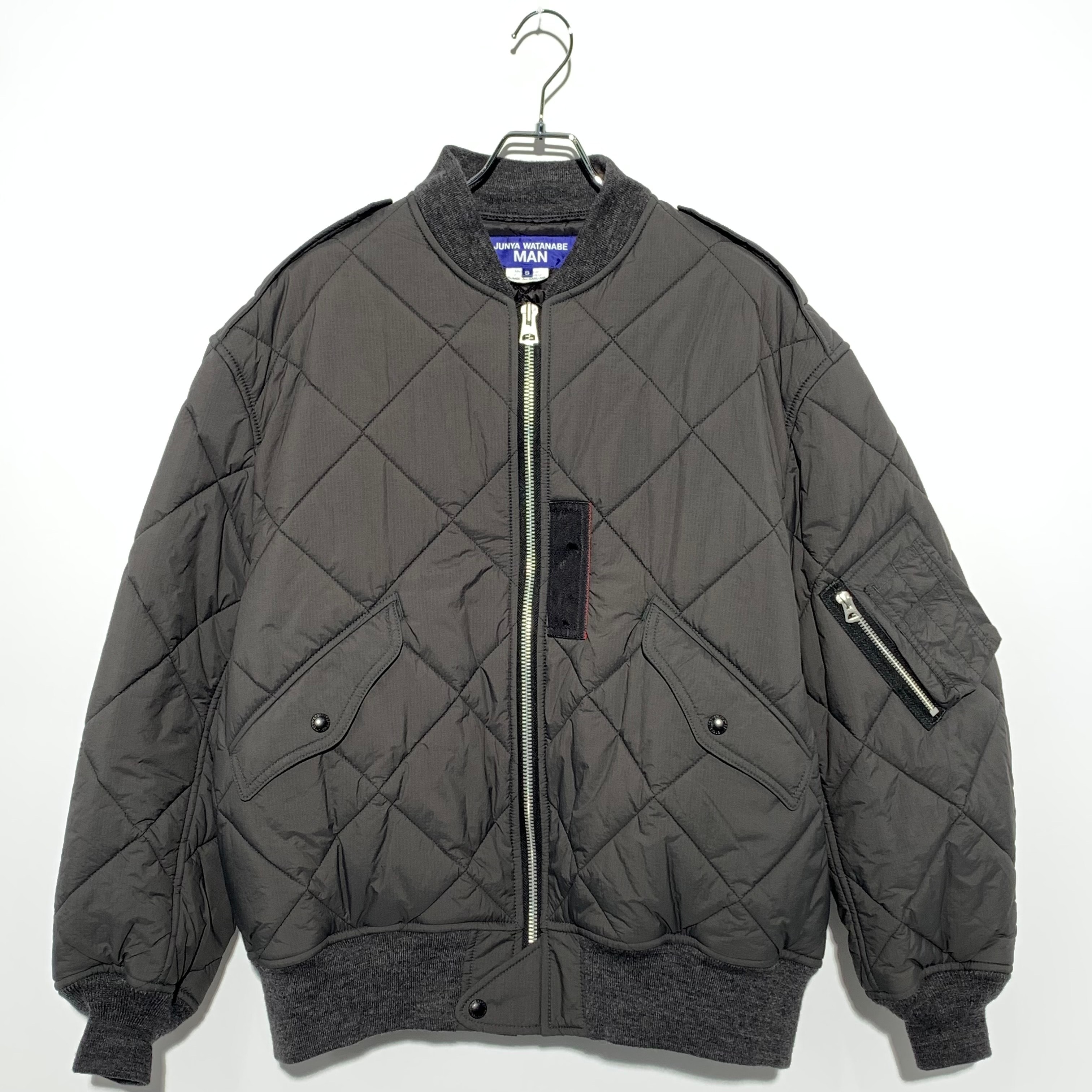 JUNYA WATANABE MAN Nylon Ripstop Quilting "Black"
