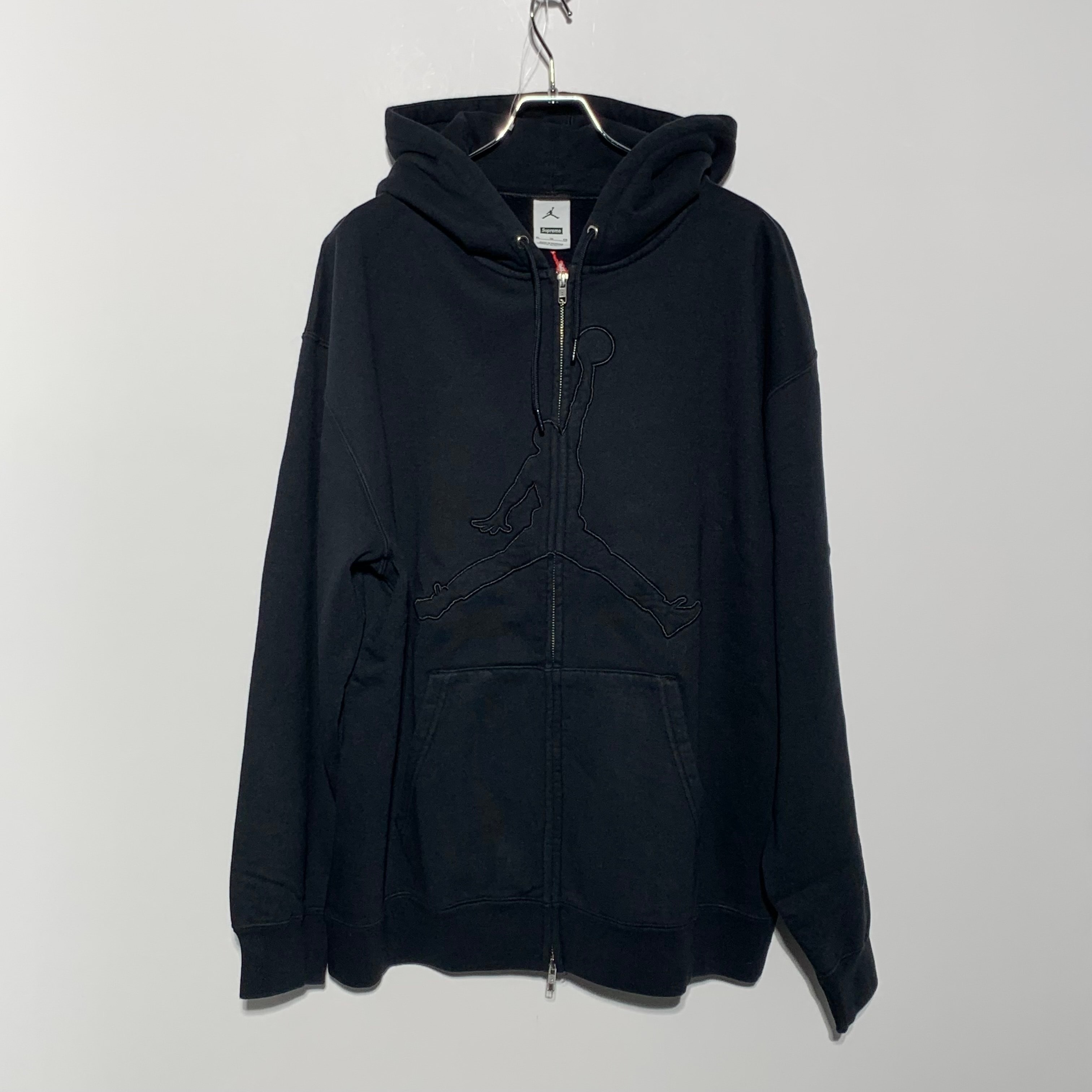 Supreme x Jordan Hooded Sweatshirt "Black"